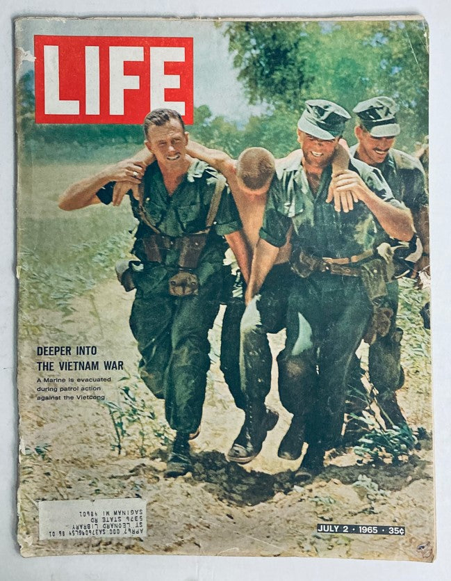 RES* VTG Life Magazine July 2 1965 Deeper Into The Vietnam War