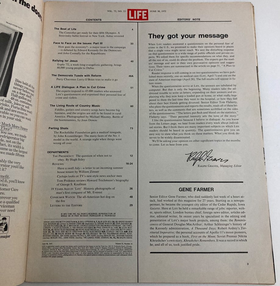 RES* VTG Life Magazine June 30 1972 The Great Jesus Rally in Dallas