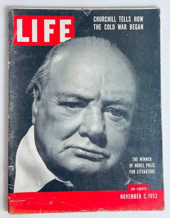 RES* VTG Life Magazine November 2 1953 The Winner Winston Churchill