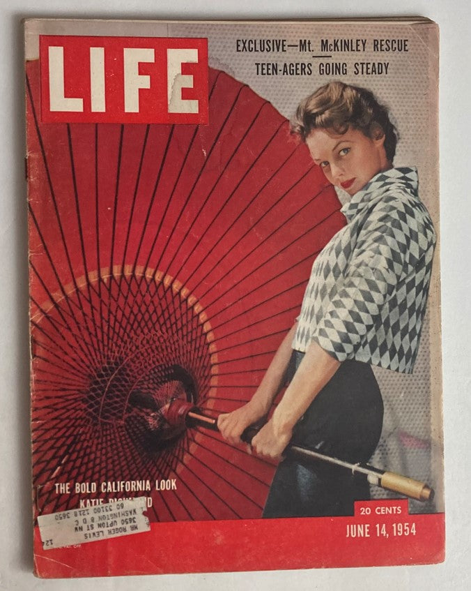 RES*VTG Life Magazine June 14 1954 Vol 36 No. 24 Katie Richmond, Martin & Gaston