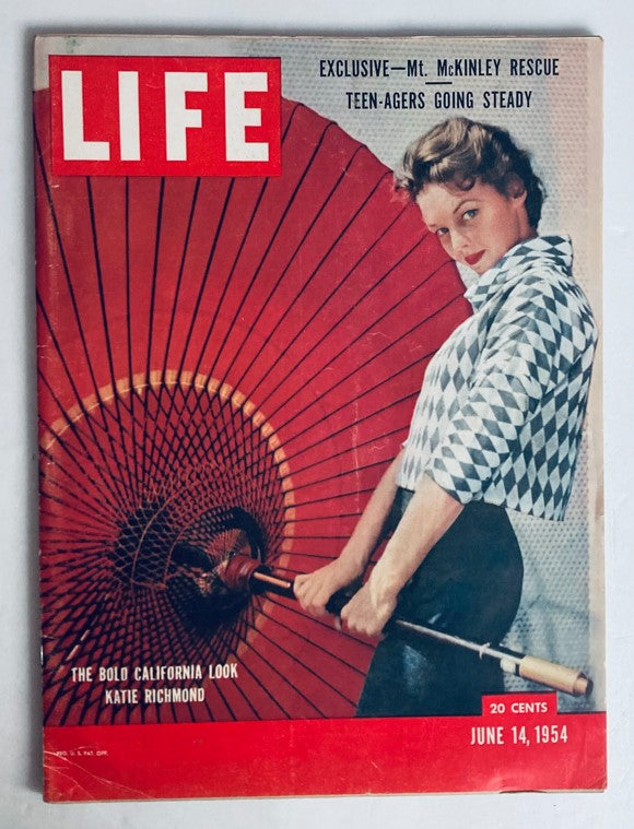 RES* VTG Life Magazine June 14 1954 Vol 36 No. 24 Katie Richmond No Label