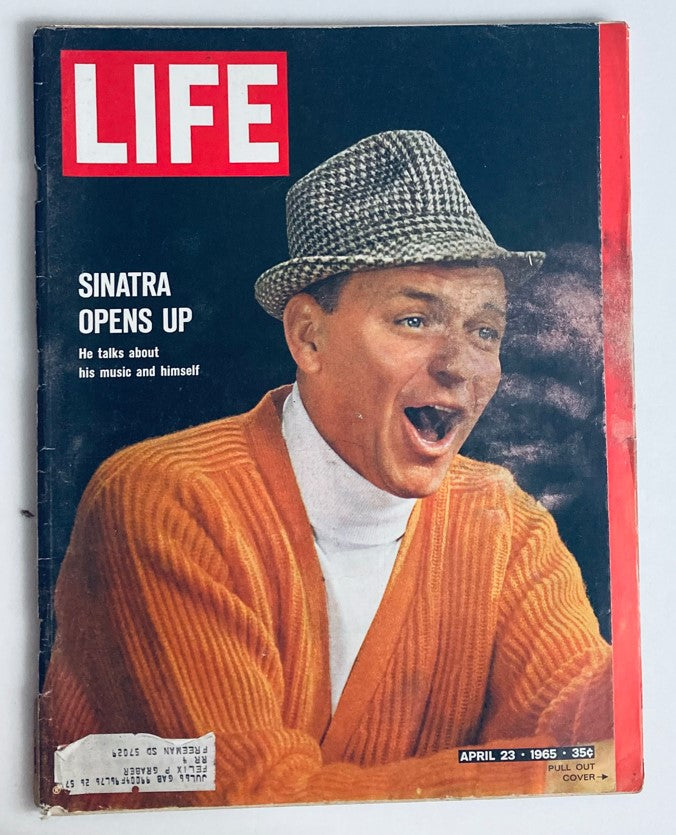 VTG Life Magazine April 23 1965 Vol 58 No. 16 Frank Sinatra Opens Up