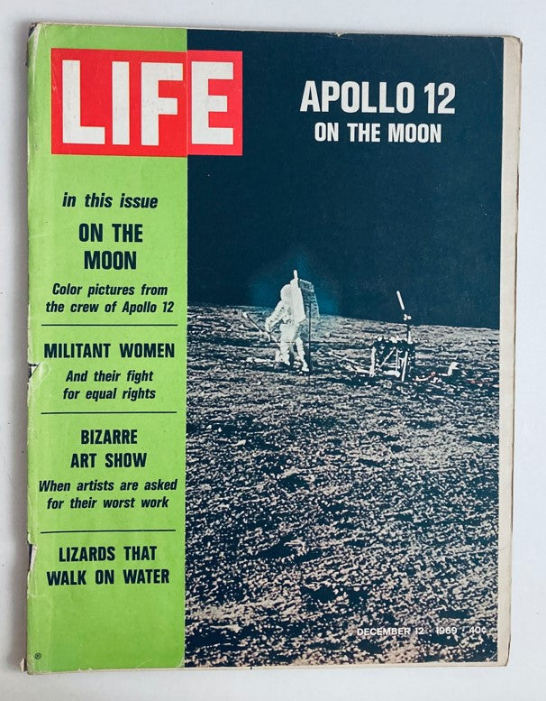 VTG Life Magazine December 12 1969 Vol 67 No. 24 Apollo 12 on Moon No Label