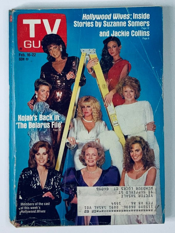 TV Guide Magazine February 16 1985 Suzanne Somers Hartford-New Haven Ed.