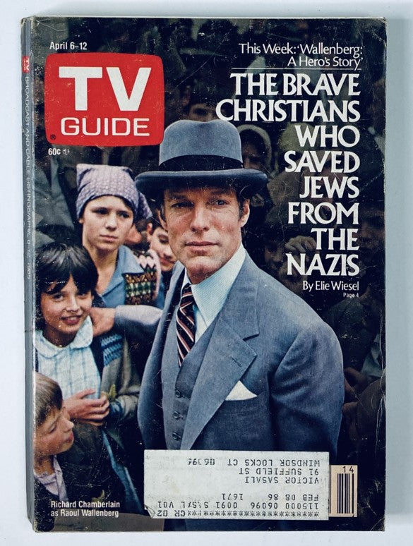 TV Guide Magazine April 6 1985 Richard Chamberlain Hartford-New Haven Ed.