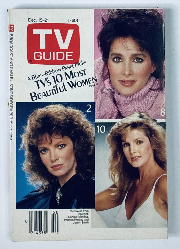 TV Guide Magazine December 15 1984 Priscilla Presley WA-Baltimore Ed. No Label