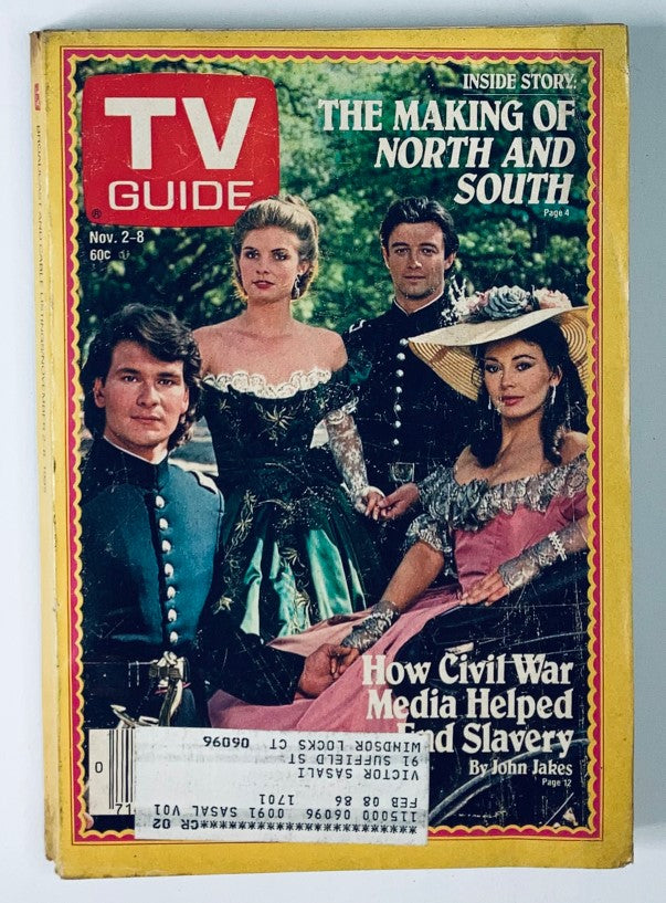 TV Guide Magazine November 2 1985 North and South Hartford-New Haven Ed.