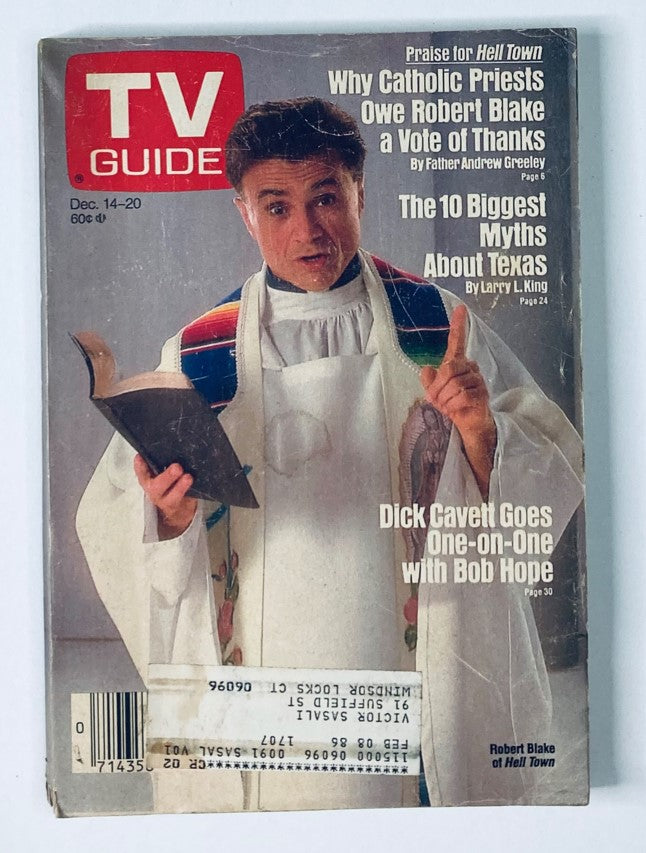 TV Guide Magazine December 14 1985 Robert Blake Hartford-New Haven Ed.