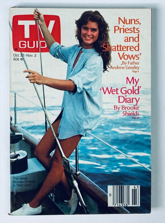 TV Guide Magazine October 27 1984 Brooke Shields WA-Baltimore Ed. No Label