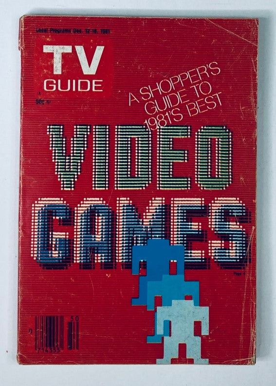 TV Guide Magazine December 12 1981 Best Video Games Providence Ed. No Label