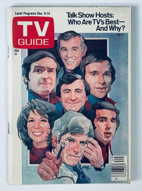 TV Guide Magazine December 8 1979 Johnny Carson, Merv Griffin NJ-PA Ed. No Label