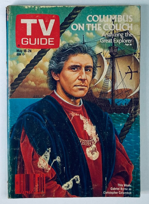 TV Guide Magazine May 18 1985 Christopher Columbus Dayton Ed. No Label