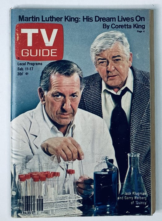 TV Guide Magazine February 11 1978 Jack Klugman Garry Walberg NJ-PA Ed. No Label