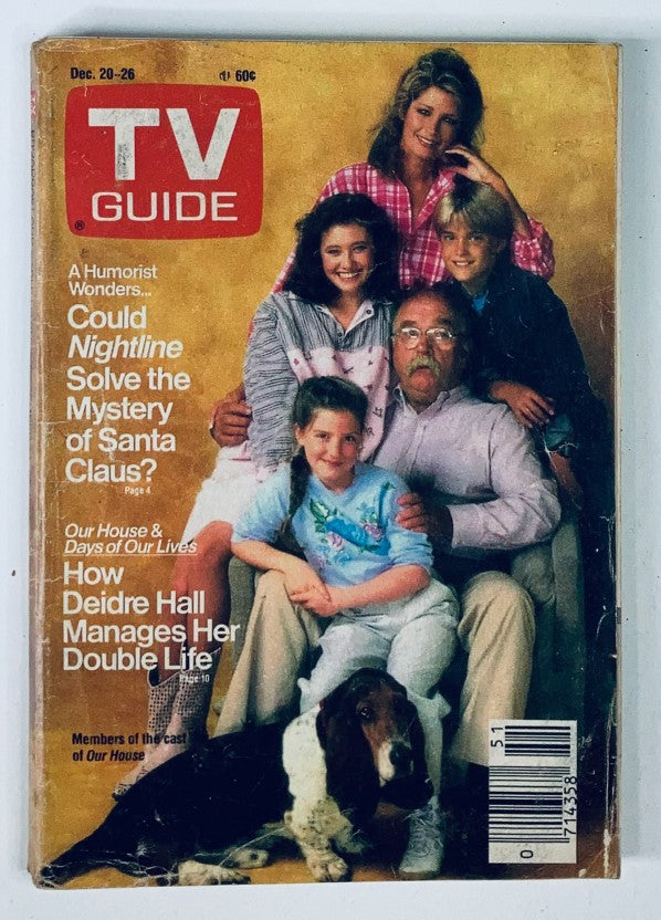 TV Guide Magazine December 20 1986 Our House Cast Southern Florida Ed. No Label