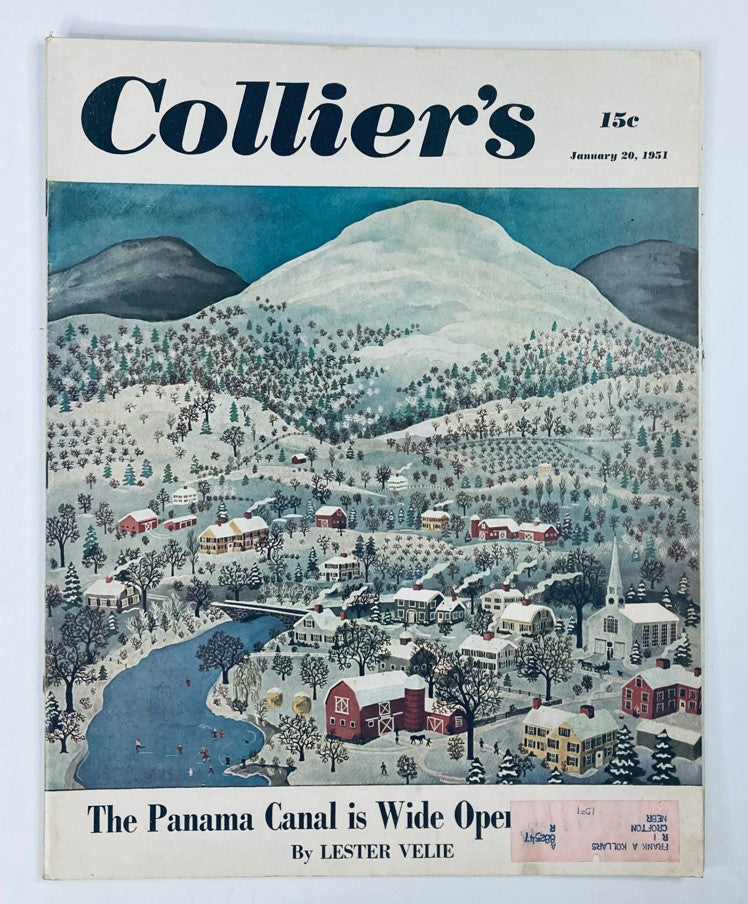 VTG Collier's Magazine January 20 1951 Vol 127 No. 3 The Panama Canal Wide Open