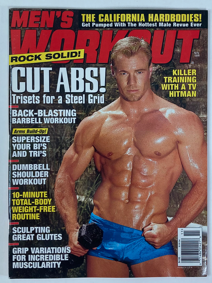 Men's Workout Magazine November 1999 Killer Drills of T.J. Hoban No Label