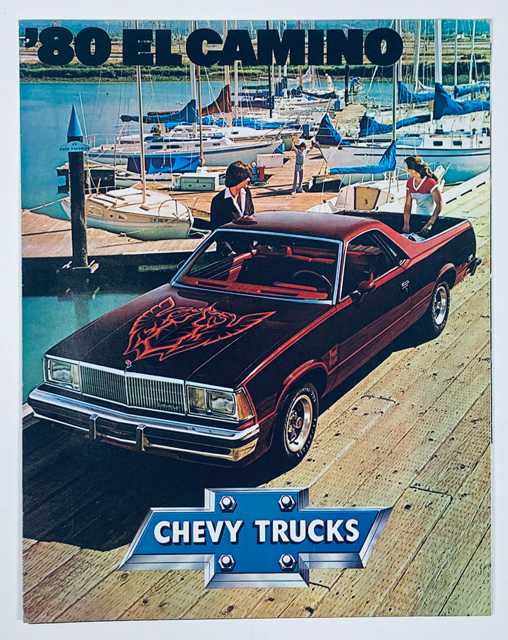 1980 Chevrolet Trucks El Camino Dealer Showroom Sales Brochure Guide Catalog