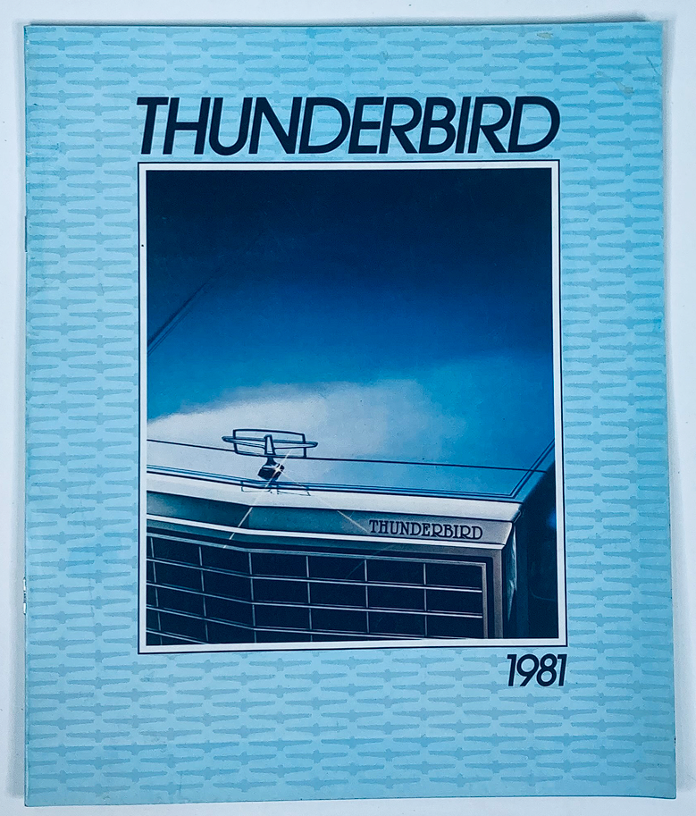 1981 Ford Thunderbird Dealer Showroom Sales Brochure Guide Catalog