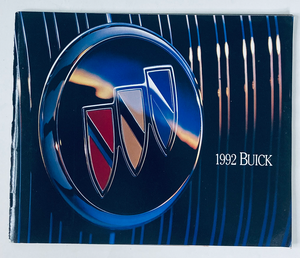 1992 Buick Dealer Showroom Sales Brochure Guide Catalog