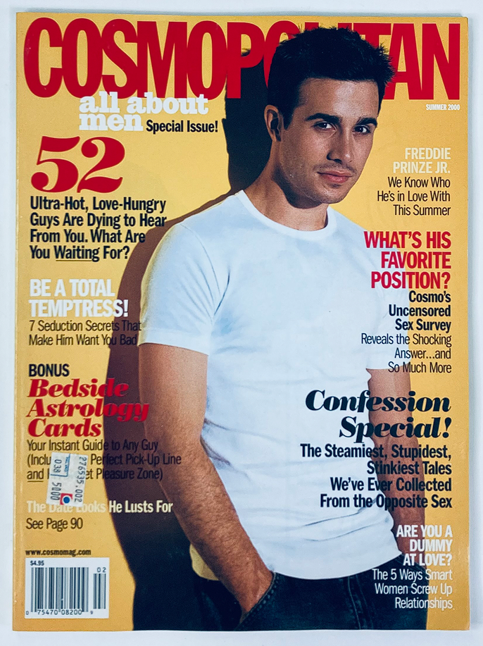 Cosmopolitan Magazine Summer 2000 Freddie Prinze Jr. Cover No Label