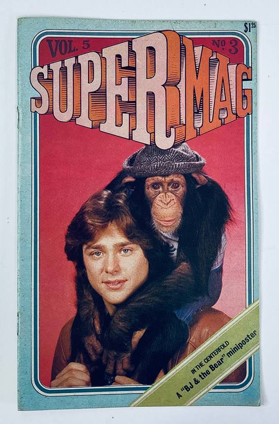 VTG SuperMag Magazine Vol 5 No. 3 BJ & The Bear Mini-poster No Label