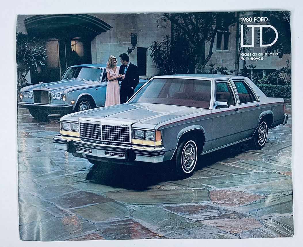 1980 Ford LTD Lineup Dealer Showroom Sales Brochure Guide Catalog