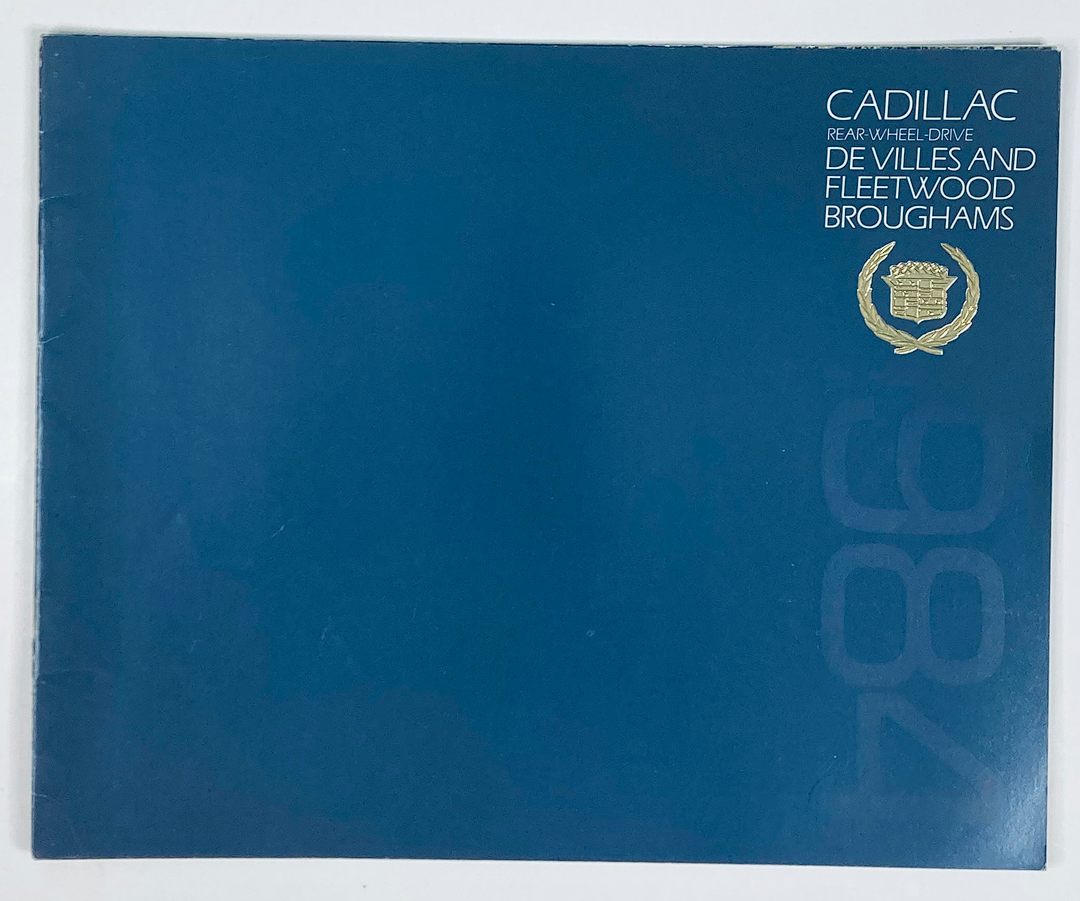 1984 Cadillac DeVilles & Fleetwood Dealer Showroom Sales Brochure Guide Catalog