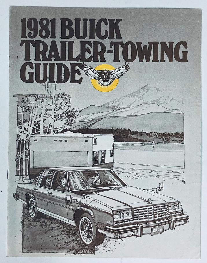 1981 Buick Trailer-Towing Dealer Showroom Sales Brochure Guide Catalog