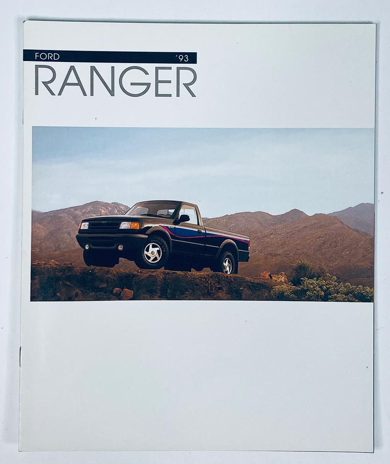 1993 Ford Ranger Dealer Showroom Sales Brochure Guide Catalog