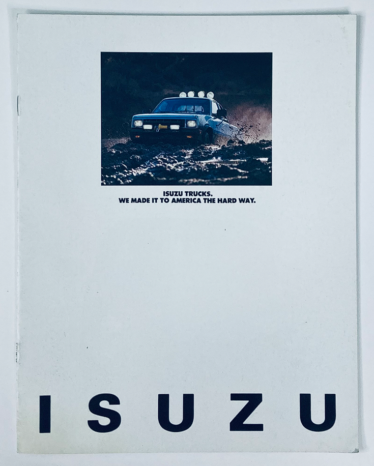 1981 Isuzu Trucks Dealer Showroom Sales Brochure Guide Catalog