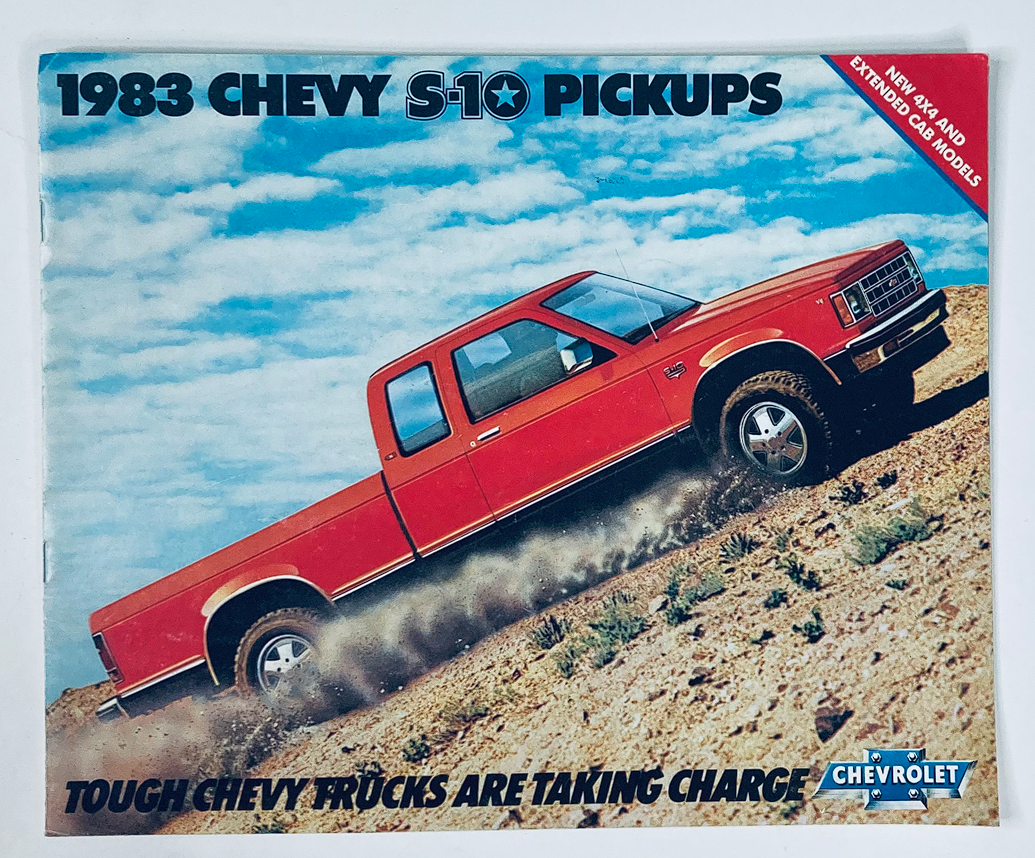 1983 Chevrolet S-10 Pickups Dealer Showroom Sales Brochure Guide Catalog