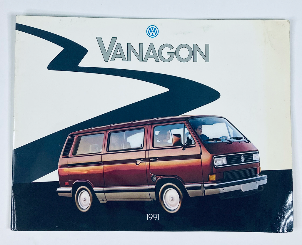 1991 Volkswagen Vanagon Dealer Showroom Sales Brochure Guide Catalog