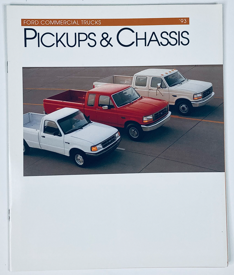 1993 Ford Commercial Trucks Dealer Showroom Sales Brochure Guide Catalog