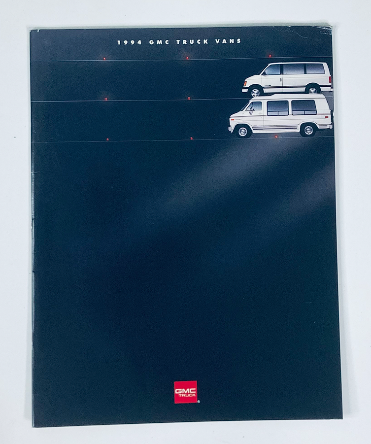 1994 GMC Truck Vans Dealer Showroom Sales Brochure Guide Catalog