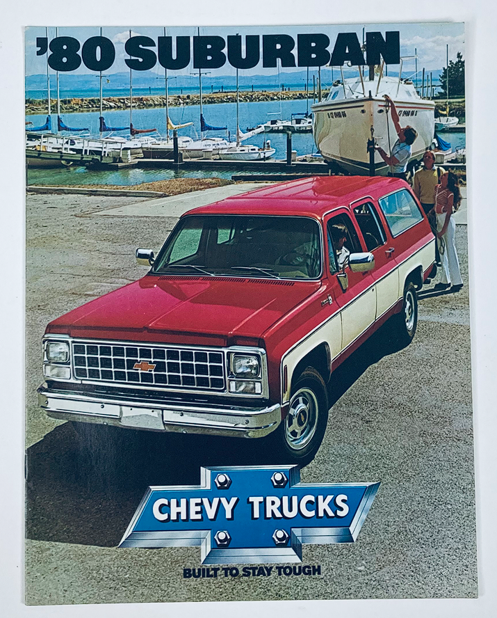 1980 Chevrolet Suburban Dealer Showroom Sales Brochure Guide Catalog