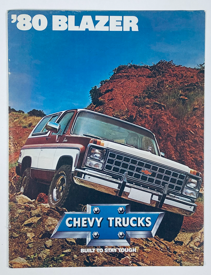 1980 Chevrolet Blazer Dealer Showroom Sales Brochure Guide Catalog