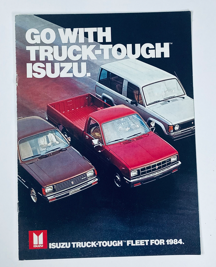 1984 Isuzu Truck Dealer Showroom Sales Brochure Guide Catalog