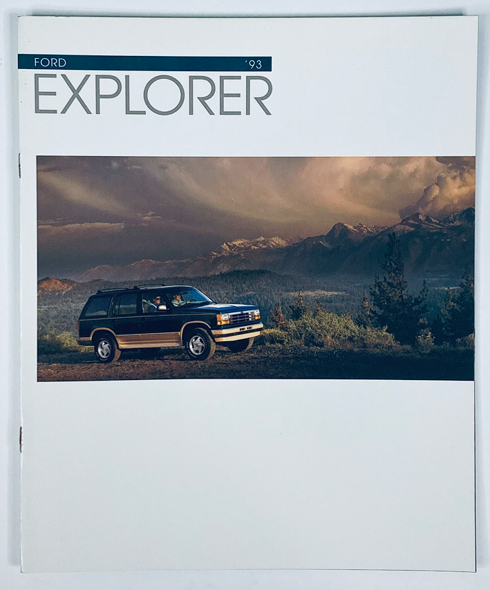 1993 Ford Explorer Dealer Showroom Sales Brochure Guide Catalog