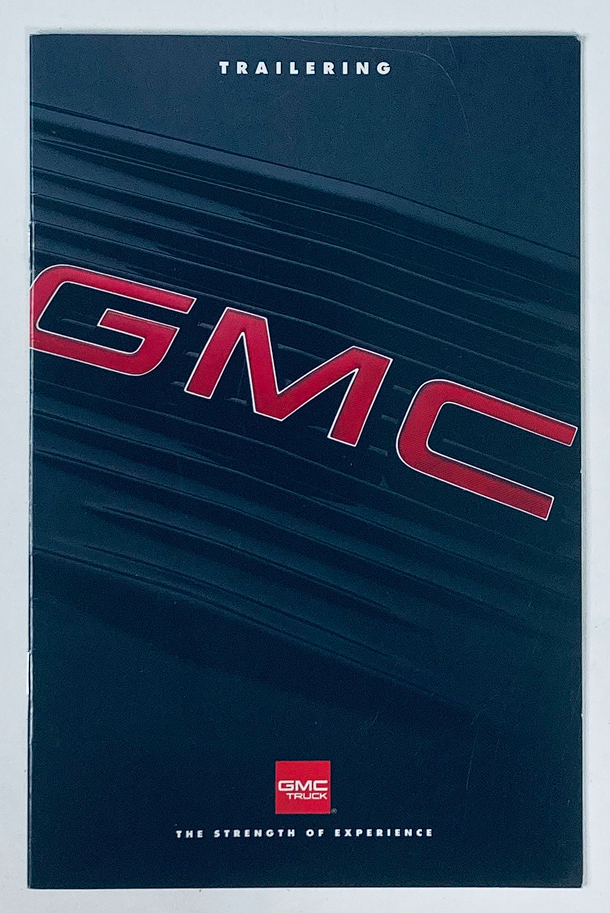 1994 GMC Trailering Dealer Showroom Sales Brochure Guide Catalog