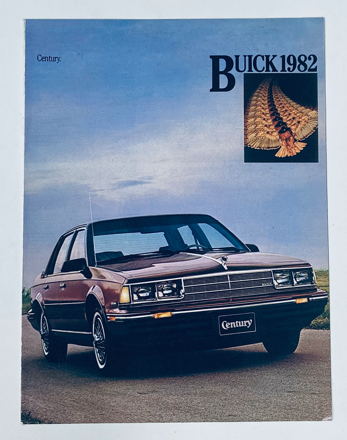 1982 Buick Century Dealer Showroom Sales Brochure Guide Catalog