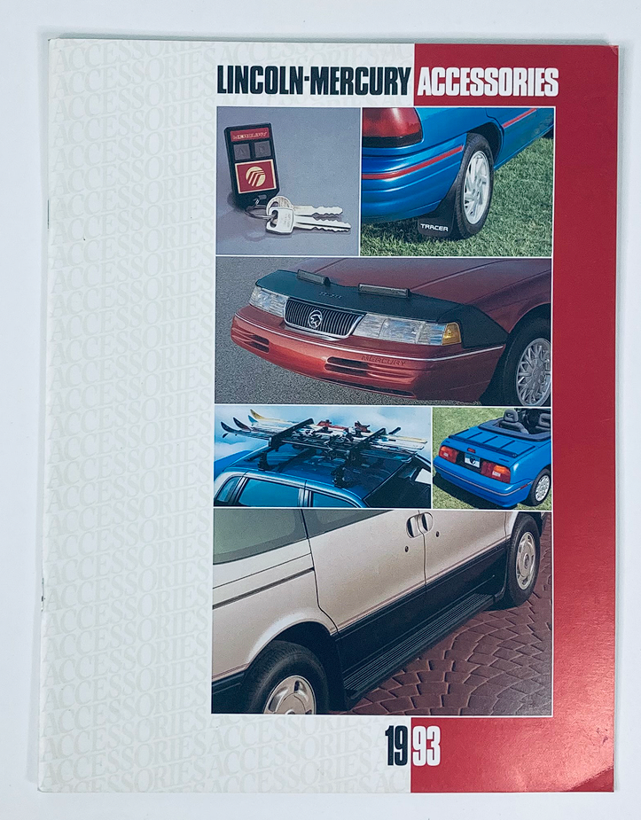 1993 Lincoln-Mercury Accessories Dealer Showroom Sales Brochure Guide Catalog