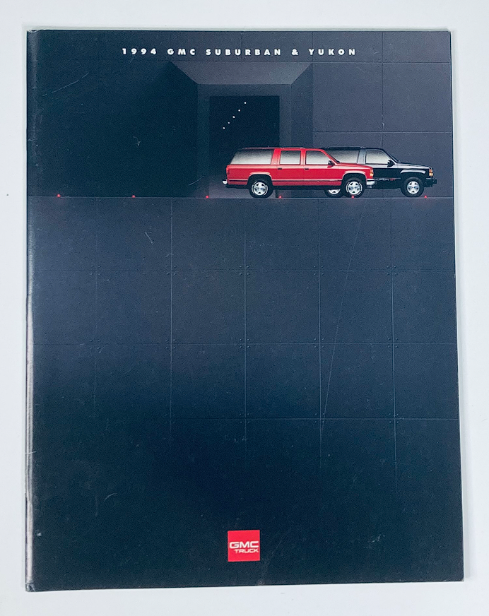 1994 GMC Suburban & Yukon Dealer Showroom Sales Brochure Guide Catalog