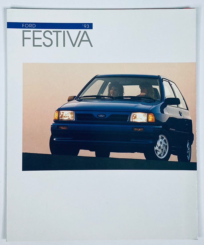 1993 Ford Festiva Dealer Showroom Sales Brochure Guide Catalog