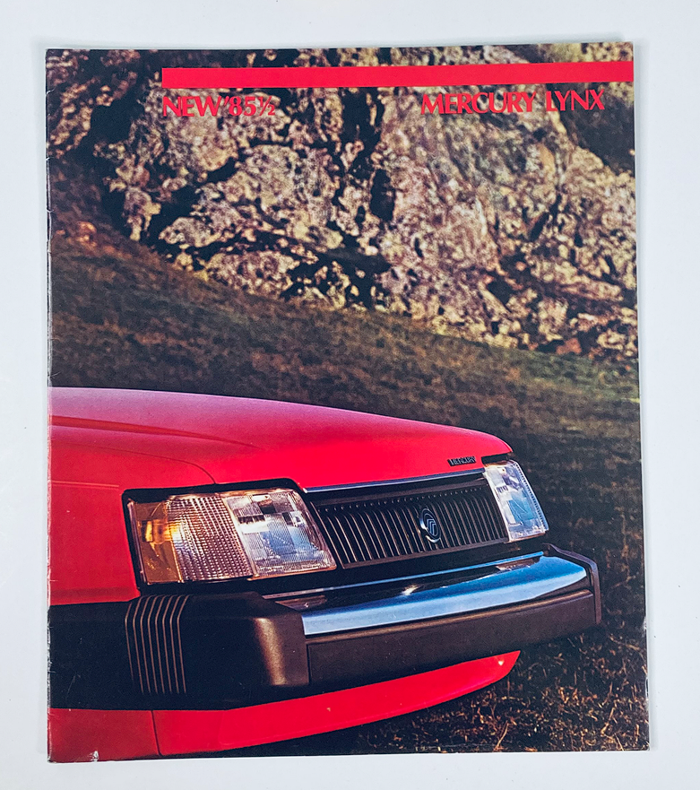 1985 Mercury Lynx Dealer Showroom Sales Brochure Guide Catalog