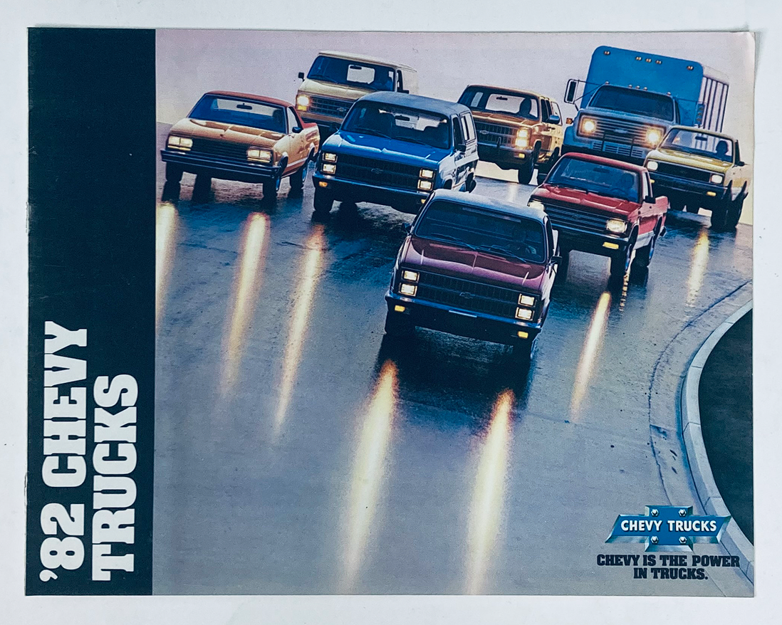 1982 Chevrolet Trucks Dealer Showroom Sales Brochure Guide Catalog