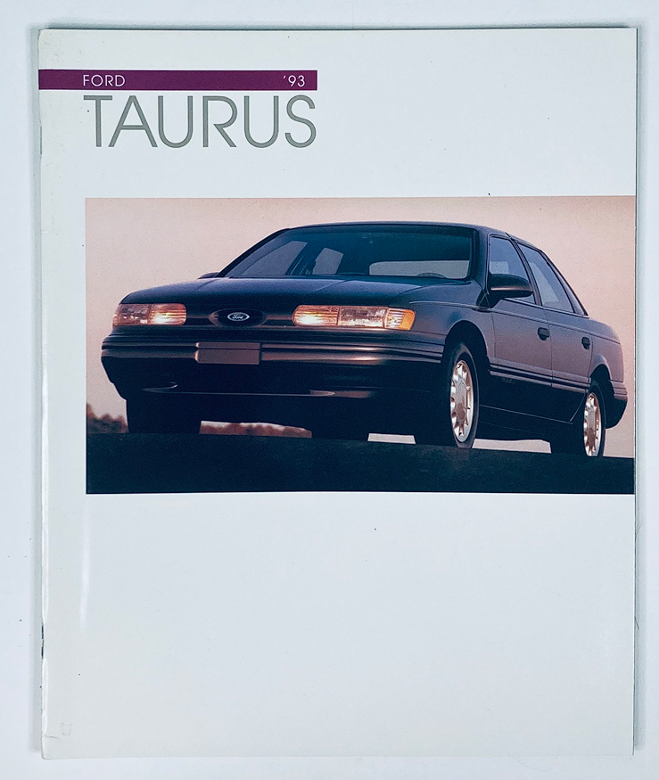 1993 Ford Taurus Dealer Showroom Sales Brochure Guide Catalog