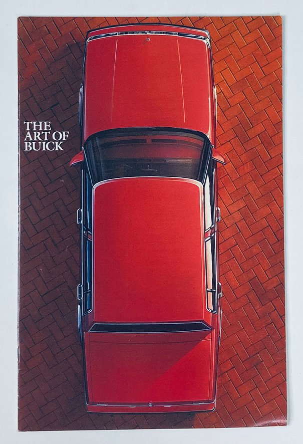 1985 The Art of Buick Dealer Showroom Sales Brochure Guide Catalog