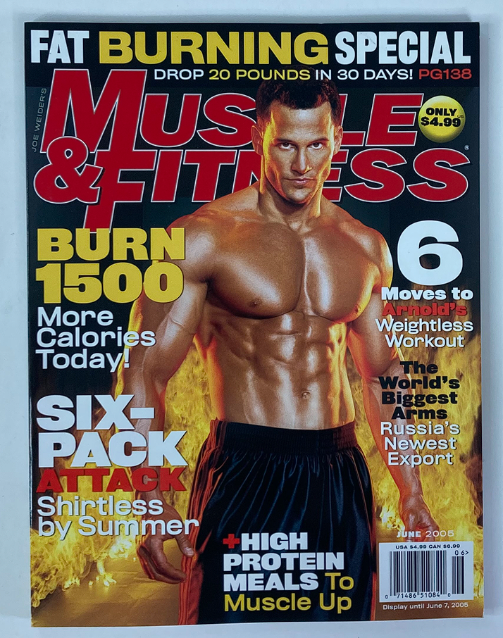 Muscle & Fitness Magazine June 2005 Vol 66 #6 Cardio Leg Slam No Label