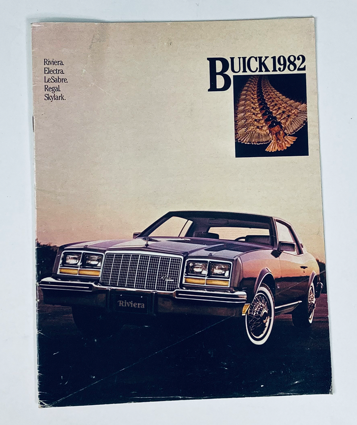 1982 Buick Rivera, Electra Dealer Showroom Sales Brochure Guide Catalog