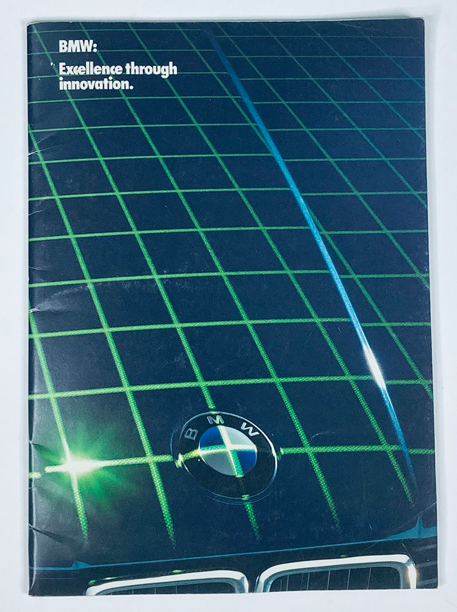 1985 BMW 318i 325e 528e 535i 635 Dealer Showroom Sales Brochure Guide Catalog